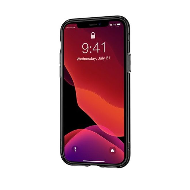 Baseus - iPhone 11 Pro Max Hülle - Ultrarobuster Rahmen - Safety Airbags Series - transparent/schwarz