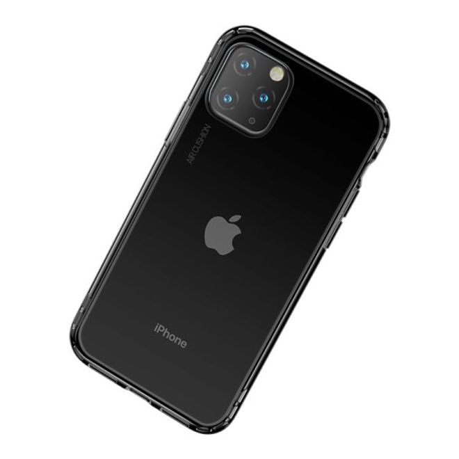 Baseus - iPhone 11 Pro Max Hülle - Ultrarobuster Rahmen - Safety Airbags Series - transparent/schwarz