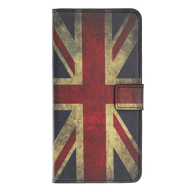 Étui pour iPhone 11 Pro - Collection Couverture Livre en Cuir - Drapeau Rétro du Royaume-Uni
