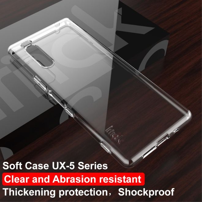 Imak - Sony Xperia 5 Hülle - Softcase aus TPU - UX-5 Series - transparent