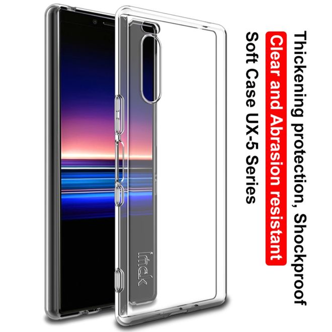 Imak - Sony Xperia 5 Hülle - Softcase aus TPU - UX-5 Series - transparent