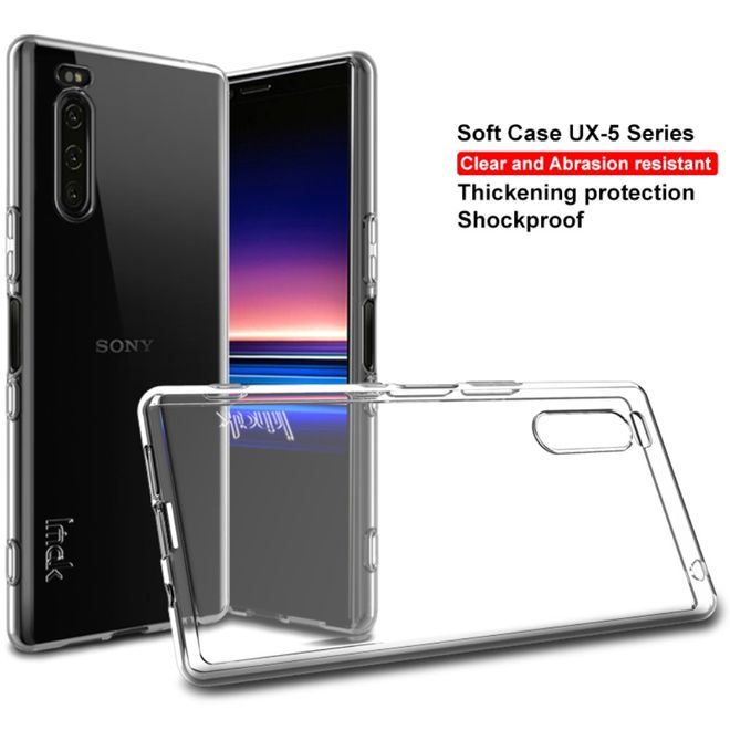 Imak - Sony Xperia 5 Hülle - Softcase aus TPU - UX-5 Series - transparent