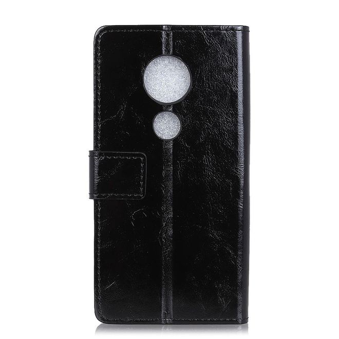 Nokia 6.2 / 7.2 Handyhülle - Crazy Horse Leder Bookcover Series - schwarz