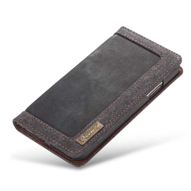 Caseme - iPhone 11 Pro Max Handy Hülle - Stylisches Leder Case - schwarz