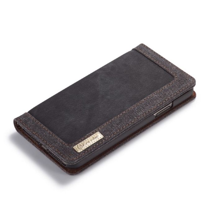Caseme - iPhone 11 Pro Max Handy Hülle - Stylisches Leder Case - schwarz