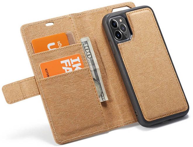 Caseme - iPhone 11 Pro Max Handy Hülle - mit Bleistift beschriftbares Case - braun