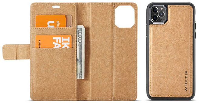 Caseme - iPhone 11 Pro Max Handy Hülle - mit Bleistift beschriftbares Case - braun
