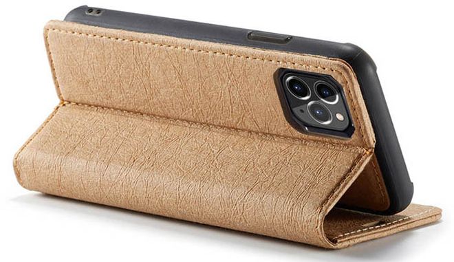 Caseme - iPhone 11 Pro Max Handy Hülle - mit Bleistift beschriftbares Case - braun