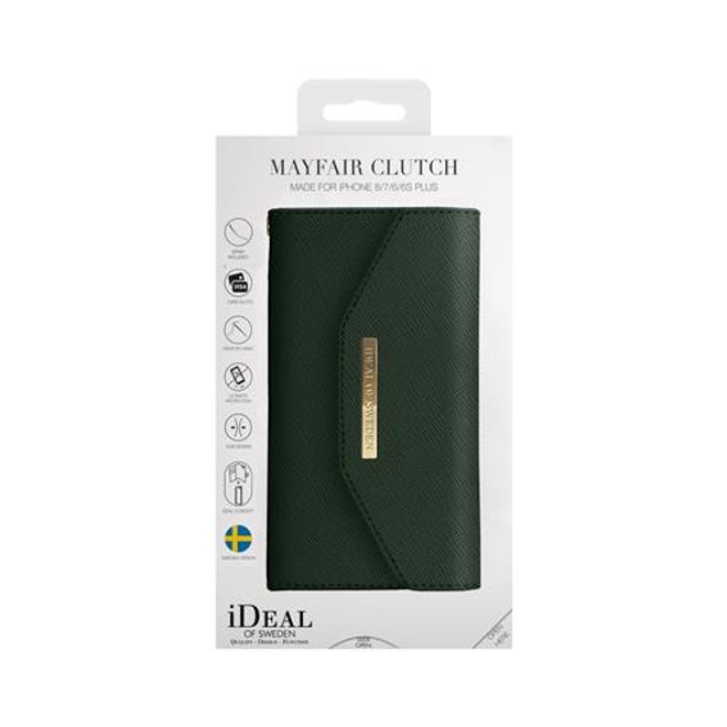 iDeal of Sweden - iPhone 8 Plus/7 Plus/6S+/6+ Hülle - Mayfair Clutch - grün