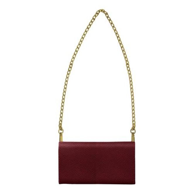 iDeal of Sweden - iPhone 11 Pro Max Hülle - Bookcover - Crossbody Kensington Saffiano Handy Clutch - burgundy