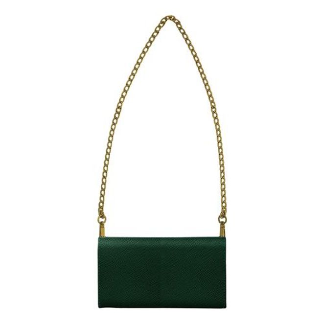 iDeal of Sweden - iPhone 11 Hülle - Bookcover - Crossbody Safiano - grün