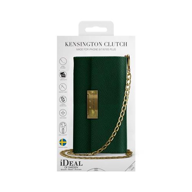 iDeal of Sweden - iPhone 11 Pro Hülle - Bookcover - Crossbody Safiano - grün