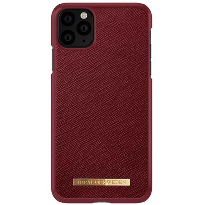 iDeal of Sweden - iPhone 11 Pro Max Hülle - Fashion Case Saffiano - burgundy