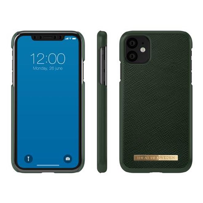 iDeal of Sweden - iPhone 11 Hülle - Fashion Case Saffiano - grün