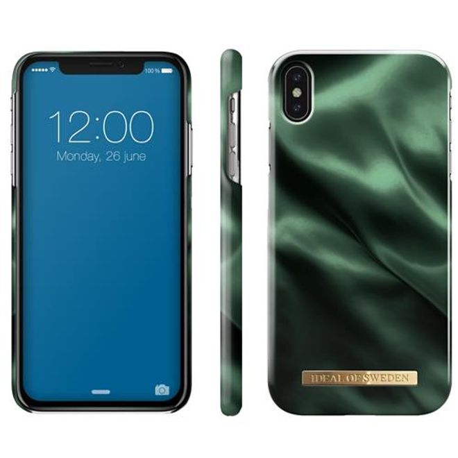 iDeal of Sweden - iPhone XS Max Hülle - Printed Case - Emerald Satin