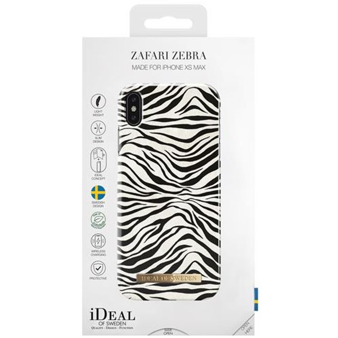 iDeal of Sweden - iPhone XS Max Case - Printed Case - Zafari Zebra