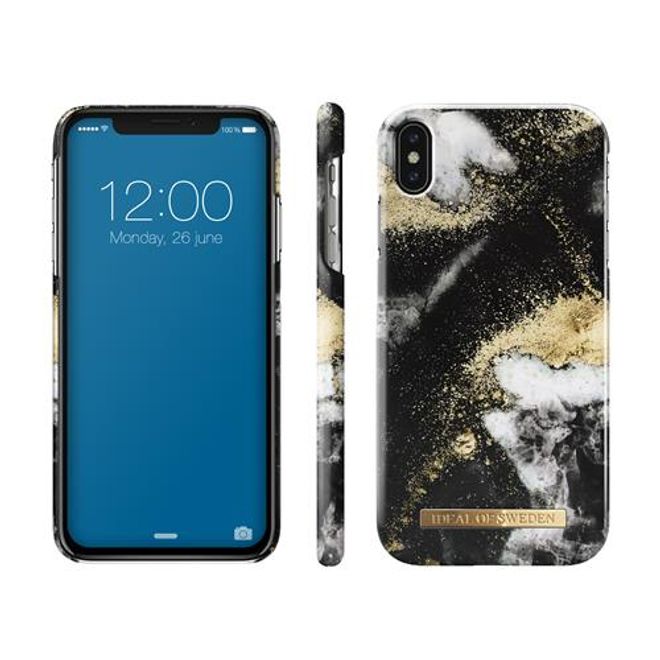iDeal of Sweden - iPhone XS Max Hülle, Designer Case Black Galaxy - mehrfarbig