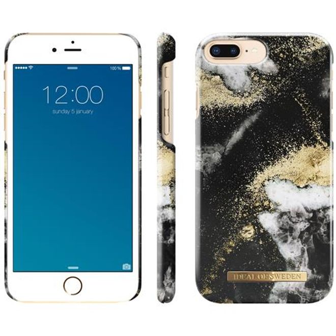 iDeal of Sweden - iPhone 8 Plus/7 Plus/6S+/6+ Hülle, Designer Case Black Galaxy - mehrfarbig