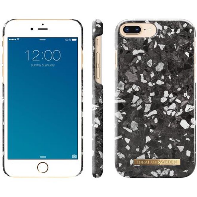 iDeal of Sweden - iPhone 8 Plus/7 Plus/6S+/6+ Hülle - Printed Case - Midnight Terazzo
