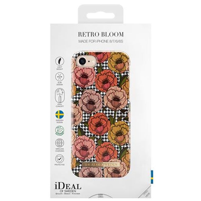 iDeal of Sweden - iPhone SE (2022) / SE (2020) / 8 / 7 / 6S / 6 Hülle - Printed Case - Retro Bloom