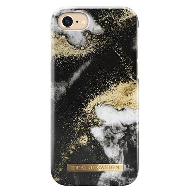 iDeal of Sweden - iPhone SE (2022) / SE (2020) / 8 / 7 / 6S / 6 Hülle, Designer Case Black Galaxy - mehrfarbig