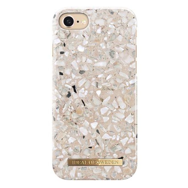 iDeal of Sweden - iPhone SE (2022) / SE (2020) / 8 / 7 / 6S / 6 Hülle - Printed Case - Greige Terazzo