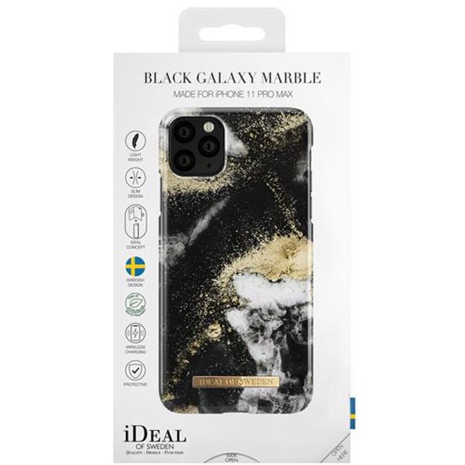 iDeal of Sweden - iPhone 11 Pro Max Hülle, Designer Case Black Galaxy - mehrfarbig