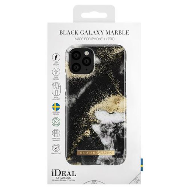 iDeal of Sweden - iPhone 11 Pro Hülle, Designer Case Black Galaxy - mehrfarbig