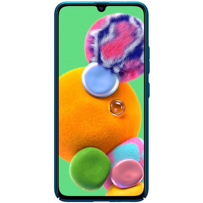 Nillkin - Samsung Galaxy A90 5G Hülle - Plastik Case - Super Frosted Shield Series - blau