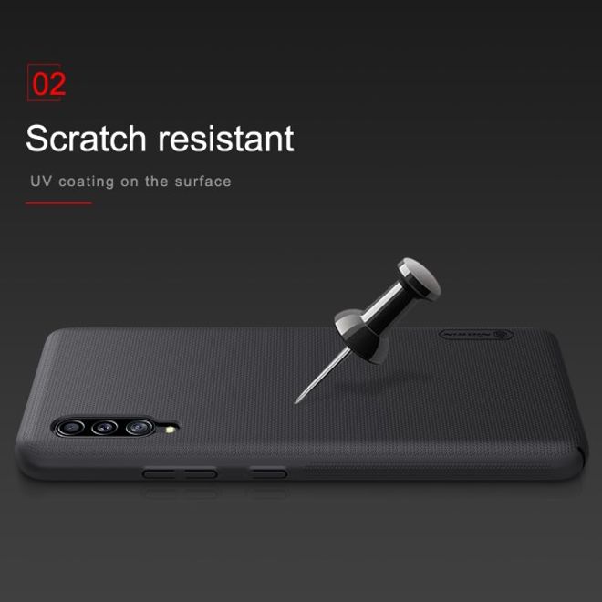 Nillkin - Samsung Galaxy A90 5G Hülle - Plastik Case - Super Frosted Shield Series - blau