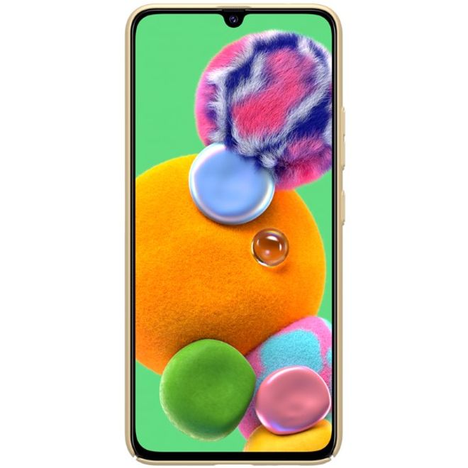 Nillkin - Samsung Galaxy A90 5G Hülle - Plastik Case - Super Frosted Shield Series - gold