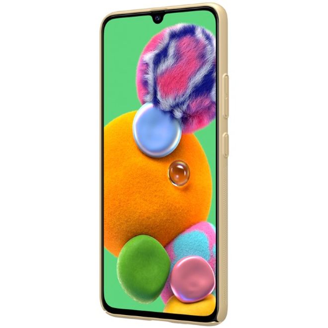 Nillkin - Samsung Galaxy A90 5G Hülle - Plastik Case - Super Frosted Shield Series - gold