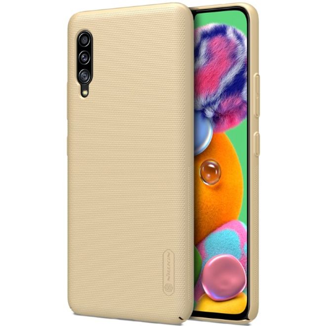 Nillkin - Samsung Galaxy A90 5G Hülle - Plastik Case - Super Frosted Shield Series - gold