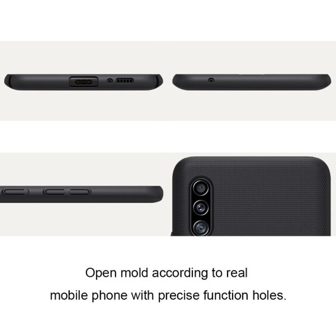 Nillkin - Samsung Galaxy A90 5G Hülle - Plastik Case - Super Frosted Shield Series - gold