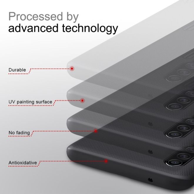 Nillkin - Samsung Galaxy A90 5G Hülle - Plastik Case - Super Frosted Shield Series - gold