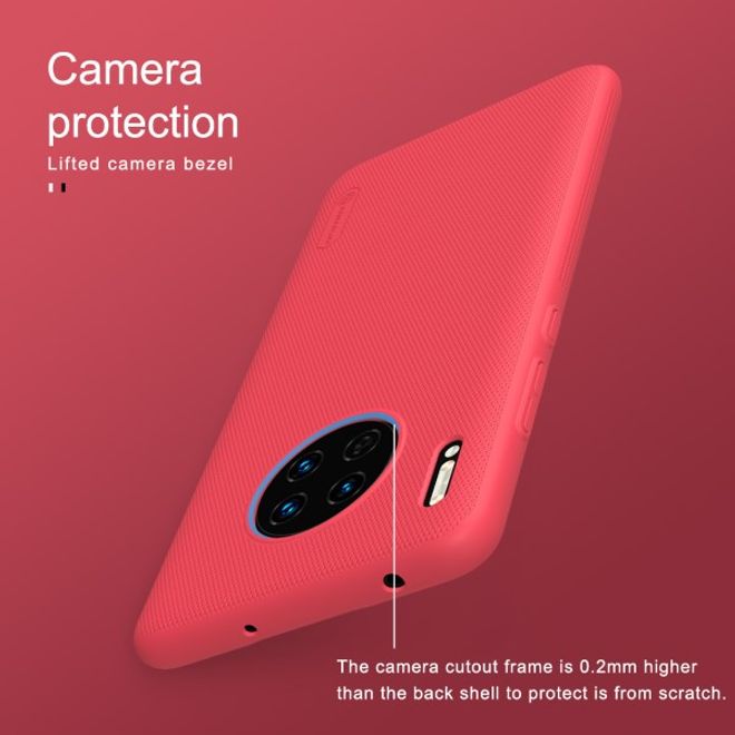 Nillkin - Huawei Mate 30 Hülle - Plastik Case - Super Frosted Shield Series - rot