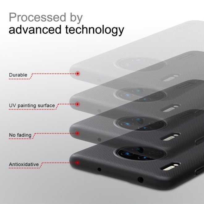 Nillkin - Huawei Mate 30 Hülle - Plastik Case - Super Frosted Shield Series - rot