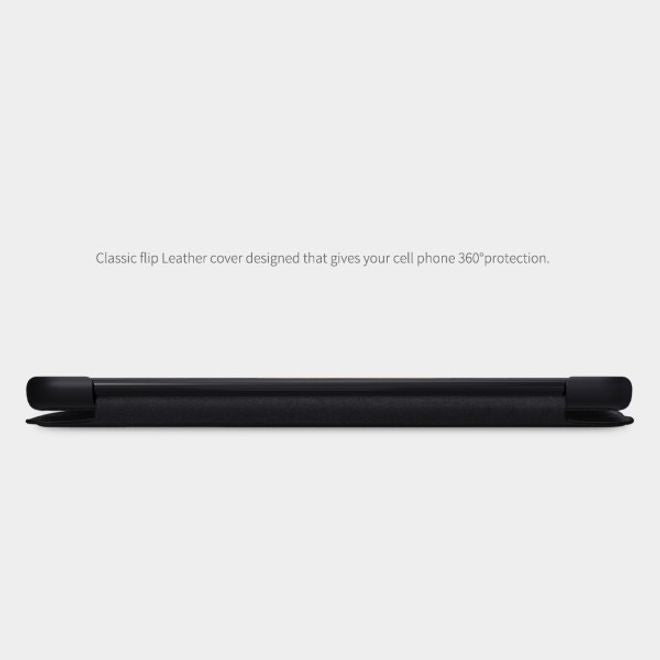 Nillkin - Samsung Galaxy A50s Hülle - Leder Book Case - Qin Series - schwarz