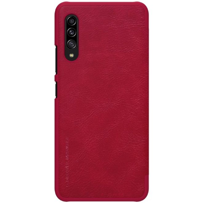 Nillkin - Samsung Galaxy A90 5G Hülle - Leder Book Case - Qin Series - rot