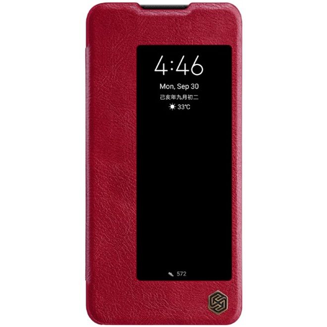 Nillkin - Huawei Mate 30 Hülle - Leder Book Case - Qin Series - rot