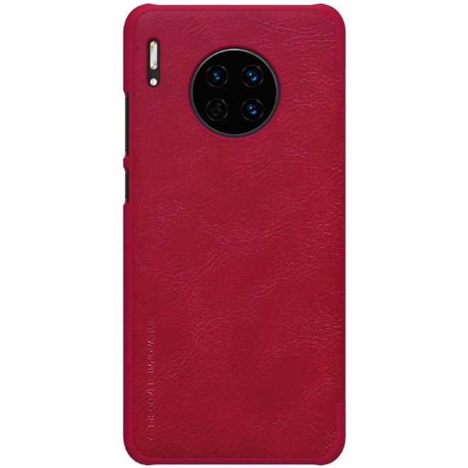 Nillkin - Huawei Mate 30 Hülle - Leder Book Case - Qin Series - rot