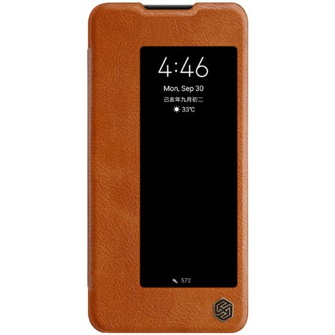 Nillkin - Huawei Mate 30 Hülle - Leder Book Case - Qin Series - braun