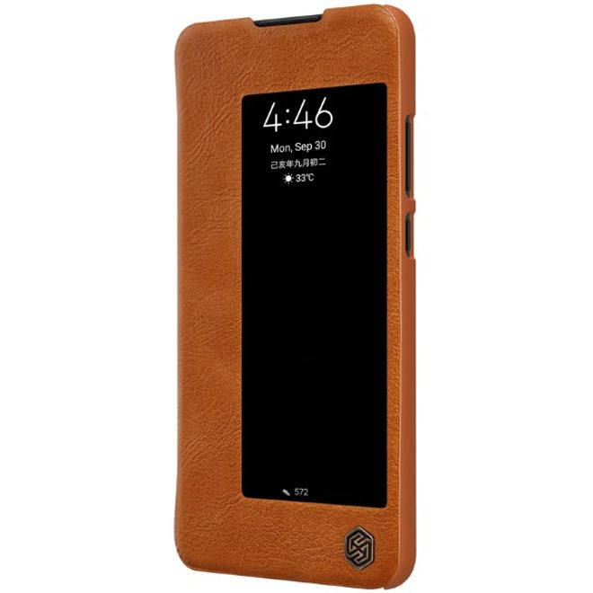Nillkin - Huawei Mate 30 Hülle - Leder Book Case - Qin Series - braun