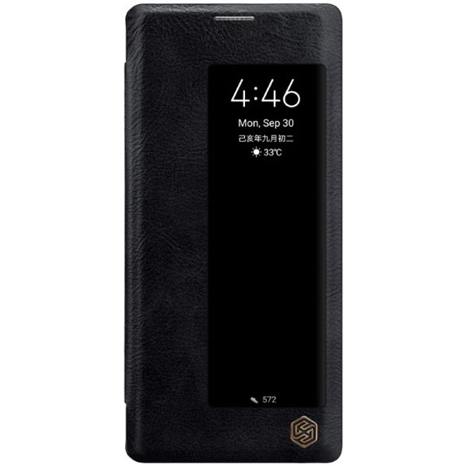 Nillkin - Huawei Mate 30 Pro Hülle - Leder Book Case - Qin Series - schwarz