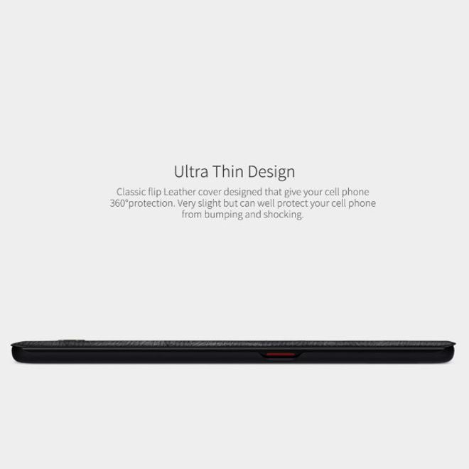 Nillkin - Huawei Mate 30 Pro Hülle - Leder Book Case - Qin Series - schwarz