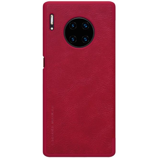 Nillkin - Huawei Mate 30 Pro Hülle - Leder Book Case - Qin Series - rot