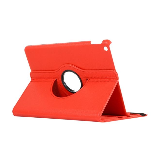 iPad 10.2 Hülle - 360° rotierbares Case aus Leder - rot