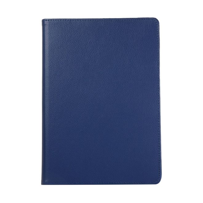Étui pour iPad 10,2 pouces - Étui en cuir rotatif à 360° - Bleu foncé