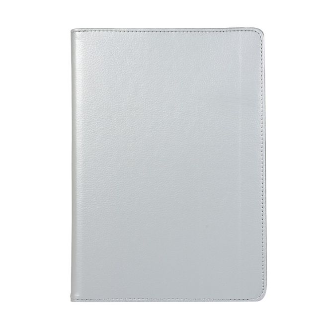 iPad 10.2 Case - 360° Rotating Leather Case - Silver