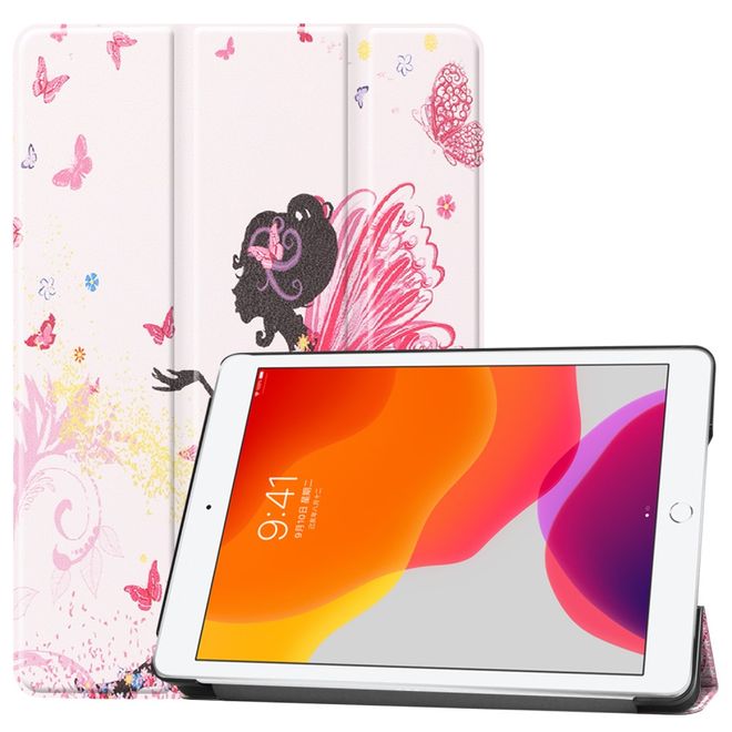 Étui pour iPad 10.2 - Étui en cuir à trois volets - Frais